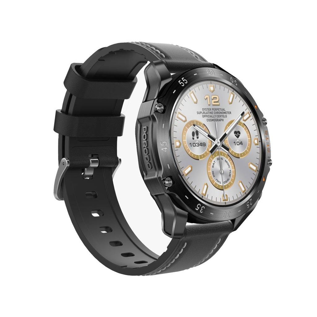 Porodo Hype Smartwatch With Earbuds (PD-HYPE-BK) Porodo Hype Smartwatch With Earbuds (PD-HYPE-BK)